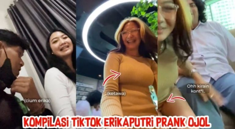 Prank ojol terbaru. Erika Putri Viral Prank. Erikaputri. Video Erika dengan Ojol.