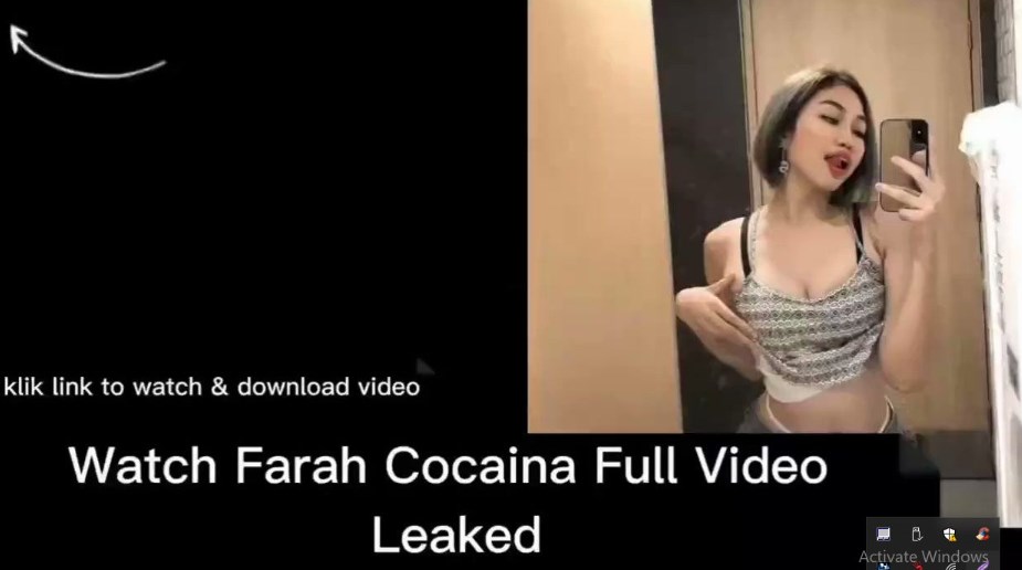 {Leaked}Link Viral Farah Cocaina Video On Twitter