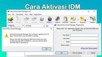 Tips Cara Mengaktifkan IDM Gratis Tanpa Serial Number