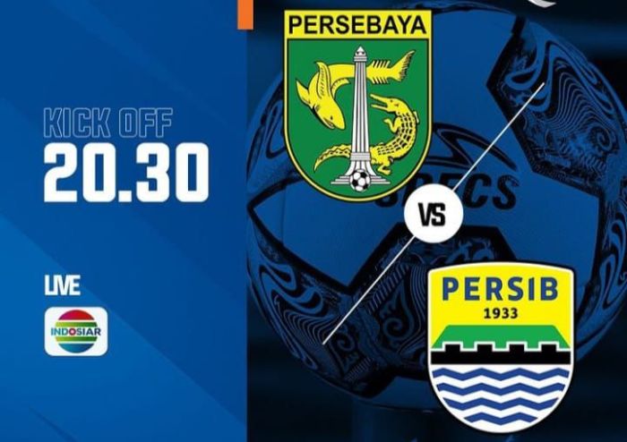 Jadwal Siaran Langsung Persebaya vs Persija di Liga 1