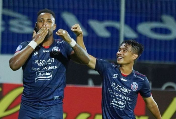 Hasil Liga 1: Arema Libas Madura United 4-2