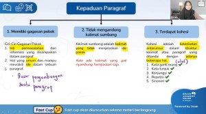 Kepaduan antargagasan di dalam suatu paragraf dinamakan...