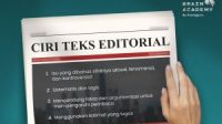 Sebutkan struktur teks editorial