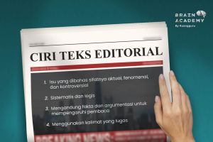 Sebutkan struktur teks editorial