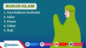 Rukun islam ada 5 sebutkan