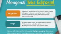 Sebutkan dan jelaskan struktur teks editorial