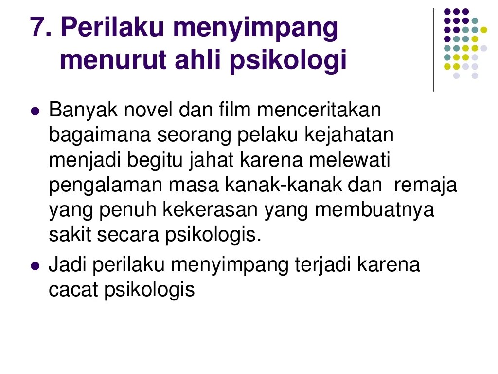 Sebutkan 3 usaha agar tidak terjadi perilaku menyimpang di kalangan pelajar